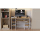 Компьютерный стол Ferrum-decor Тим 75x140x60 белый ДСП Дуб Артизан 32мм (FRD-106952) - фото 2