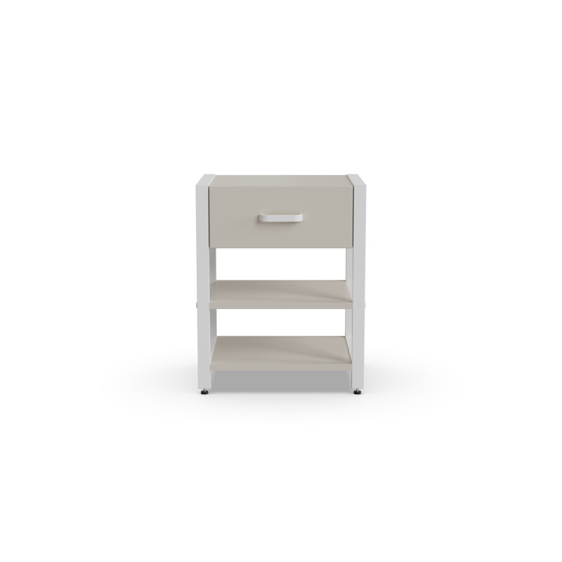 Тумба універсальна Ferrum-decor Вів'єн 1/2 50x41x40 білий ДСП Кашемір 16 мм (FRD-107782)