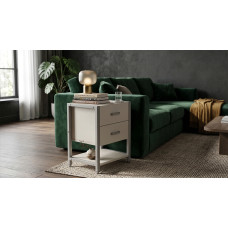 Тумба універсальна Ferrum-decor Вів'єн 2/1 50x41x40 сірий ДСП Кашемір 16 мм (FRD-107802)