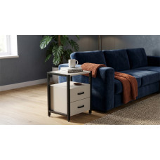 Тумба універсальна Ferrum-decor Вів'єн 2/2 50x41x40 чорний ДСП Кашемір 16 мм (FRD-107762)