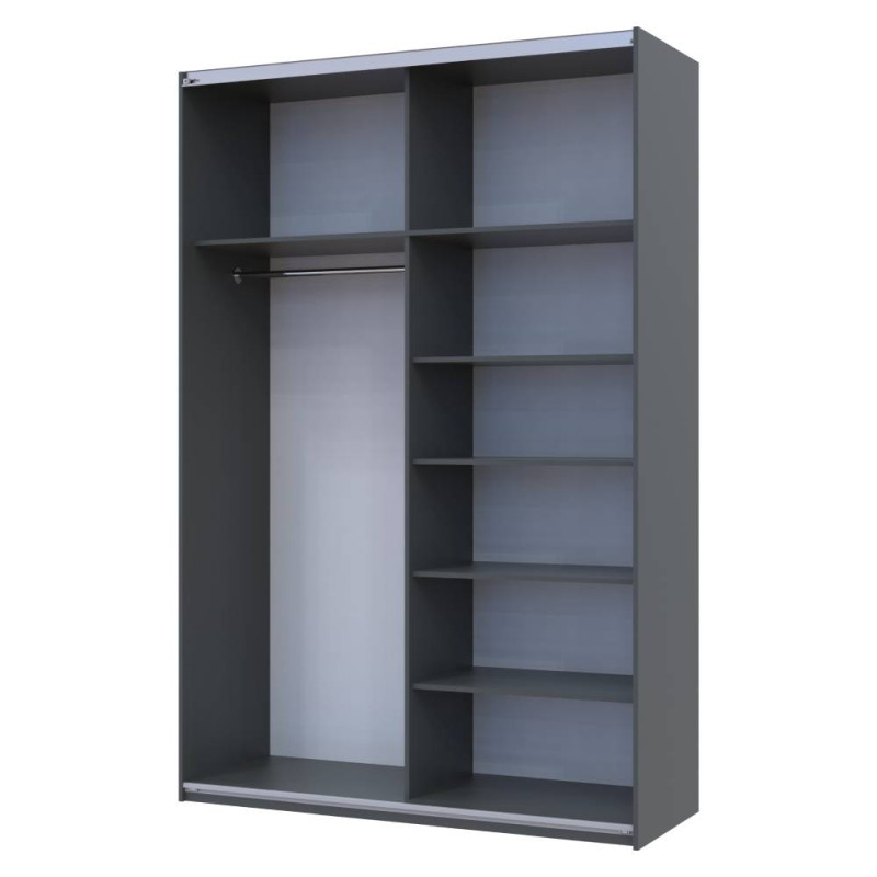 Шкаф-купе двухдверный Doros G-Caiser 160х60х240 см Графит (DRS-011035)