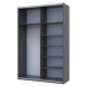 Шкаф-купе двухдверный Doros G-Caiser 160х60х240 см Графит (DRS-011035) - фото 4