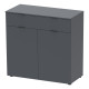 Комод в гостиную Doros Рон 2 80х38х100 см Графит (DRS-011295) - фото 2