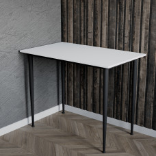 Універсальний стіл Prime Ferrum-decor 750x1400x700 Чорний метал ДСП Білий 16 мм (FRD-107673)