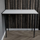 Універсальний стіл Prime Ferrum-decor 750x1400x700 Чорний метал ДСП Білий 16 мм (FRD-107673) - фото 4