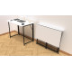 Стіл розкладний Морис 900 Ferrum-decor 750x900x500 Чорний метал ДСП Білий 16 мм (FRD-107313) - фото 8