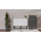 Стіл розкладний Морис 900 Ferrum-decor 750x900x500 Чорний метал ДСП Білий 16 мм (FRD-107313) - фото 5