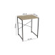 Стеллаж полка Бафрум 401 Ferrum-decor для стиральной машины 90x70,5x60,5 Черный металл ДСП Дуб Сонома 16 мм (FRD-107353) - фото 6