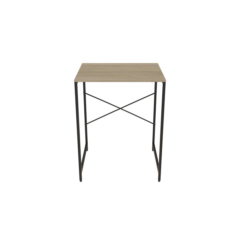 Стеллаж полка Бафрум 401 Ferrum-decor для стиральной машины 90x70,5x60,5 Черный металл ДСП Дуб Сонома 16 мм (FRD-107353)