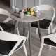 Стол круглый OPTIMA 4 ноги на конус Ferrum-decor 750x670x670 Черный металл ДСП Дуб Кремона Канолло 16 мм (FRD-107563) - фото 2