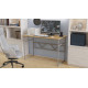 Компьютерный стол Ferrum-decor Раян 75x100x60 серый ДСП Дуб Артизан 16мм (FRD-107063) - фото 6