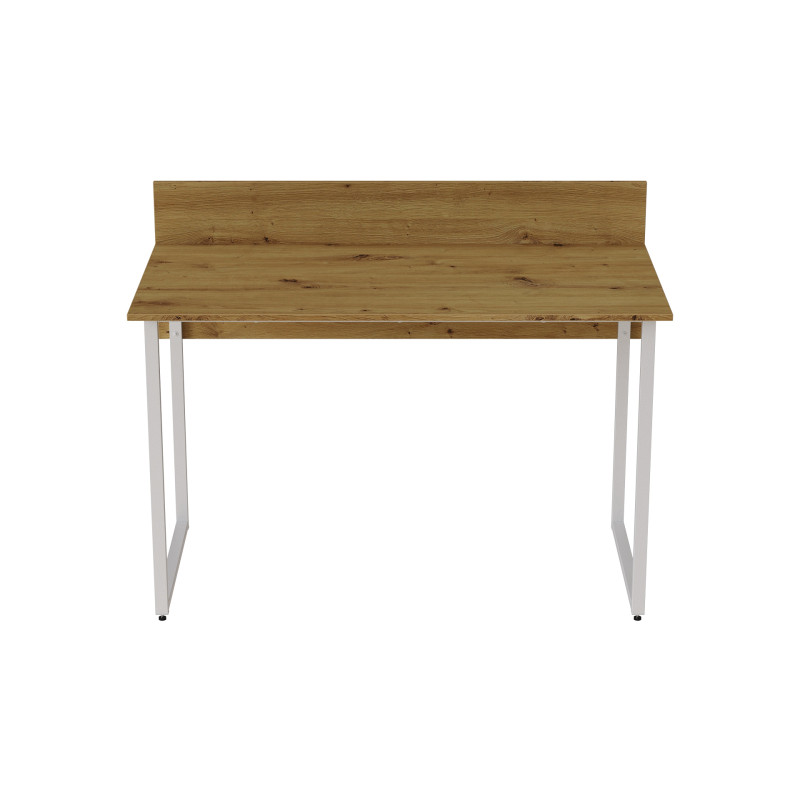 Компьютерный стол Ferrum-decor Скай 75x100x60 белый ДСП Дуб Артизан 16мм (FRD-106963)