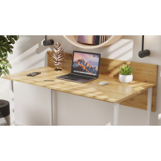 Компьютерный стол Ferrum-decor Скай 75x120x60 белый ДСП Дуб Артизан 16мм (FRD-106973)