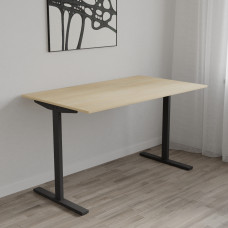 Стіл письмовий Space Ferrum-decor 750x1400x700 Чорний метал ДСП Дуб Кремона Торро 16 мм (FRD-107983)