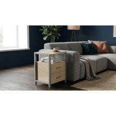 Тумба універсальна Ferrum-decor Вів'єн 2/2 50x41x40 сірий ДСП Дуб Кремона Торро 16 мм (FRD-107773)
