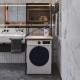 Стеллаж полка Бафрум 403 Ferrum-decor для стиральной машины 178x70,5x60,5 Черный металл ДСП Дуб Сан-Марино 16 мм (FRD-107374) - фото 3