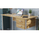Компьютерный стол Ferrum-decor Дакота 75x140x60 белый ДСП Дуб Артизан 16мм (FRD-107274) - фото 1