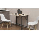 Стол раскладной Морис 900 Ferrum-decor 750x900x500 Черный металл ДСП Дуб Сан-Марино 16 мм (FRD-107314) - фото 7