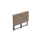Стол раскладной Морис 900 Ferrum-decor 750x900x500 Черный металл ДСП Дуб Сан-Марино 16 мм (FRD-107314) - фото 12