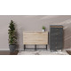 Стол раскладной Морис 900 Ferrum-decor 750x900x500 Черный металл ДСП Дуб Сан-Марино 16 мм (FRD-107314) - фото 13