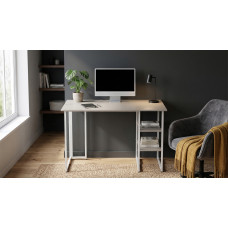 Стіл письмовий Кевин Ferrum-decor 75x120x60 Білий метал ДСП Кашемір 16 мм (FRD-108124)