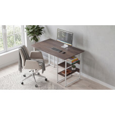 Стол письменный Кевин Ferrum-decor 75x120x70 Белый металл ДСП Дуб Кремона Канолло 16 мм (FRD-108034)