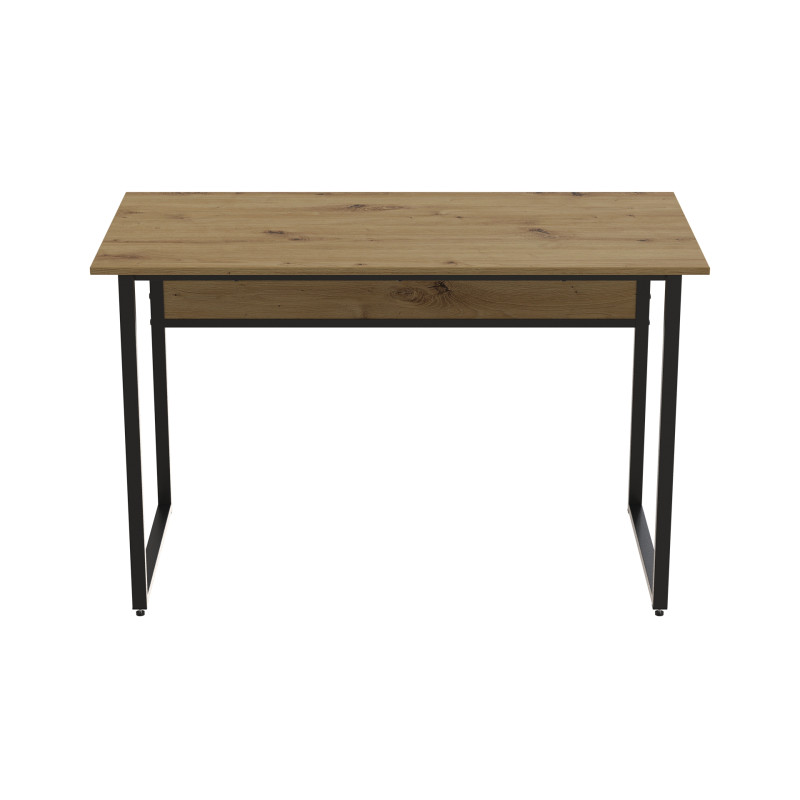 Компьютерный стол Ferrum-decor Коди 75x140x70 черный ДСП Дуб Артизан 32мм (FRD-107204)