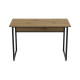 Компьютерный стол Ferrum-decor Коди 75x140x70 черный ДСП Дуб Артизан 32мм (FRD-107204) - фото 4
