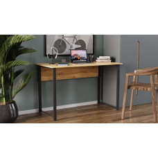 Компьютерный стол Ferrum-decor Курт 75x100x70 черный ДСП Дуб Артизан 32мм (FRD-107144)