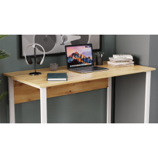 Компьютерный стол Ferrum-decor Курт 75x140x70 белый ДСП Дуб Артизан 32мм (FRD-107164)