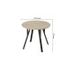 Стол круглый MARSI 4 870-4 ноги на конус Ferrum-decor 750x870x870 Черный металл ДСП Дуб Сонома 16 мм (FRD-107434) - фото 1