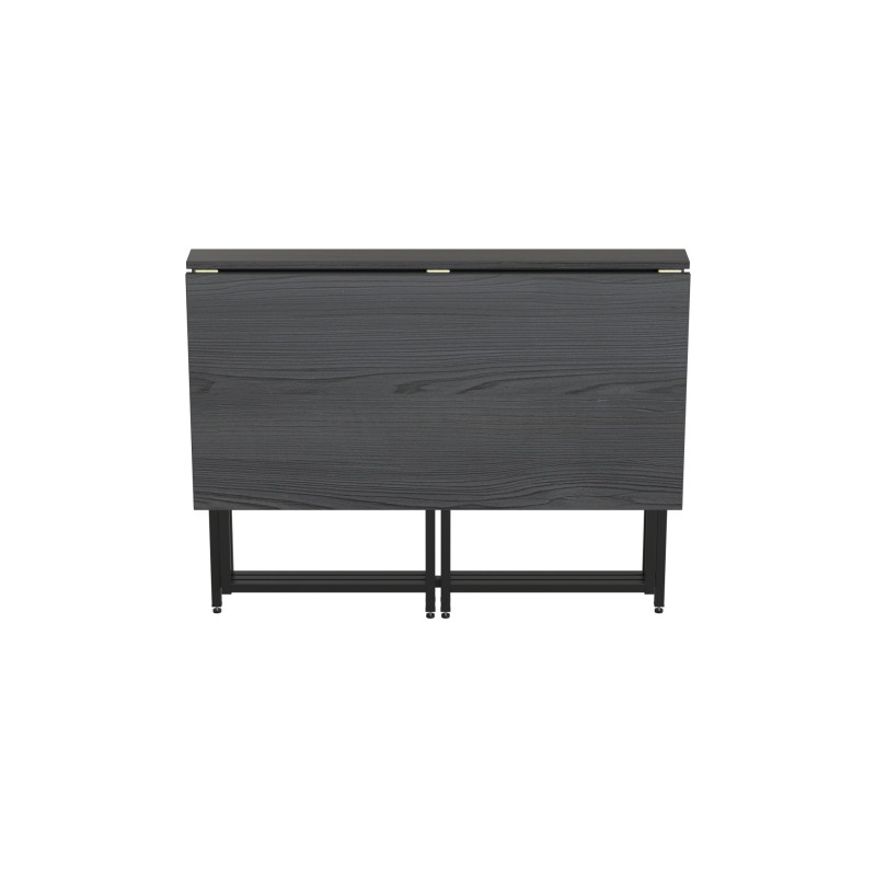 Стол-книжка трансформер Морис 2 Ferrum-decor 750x1000x1100 Черный металл ДСП ассорти (FRD-107324)