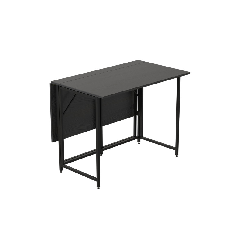 Стол-книжка трансформер Морис 2 Ferrum-decor 750x1000x1100 Черный металл ДСП ассорти (FRD-107324)