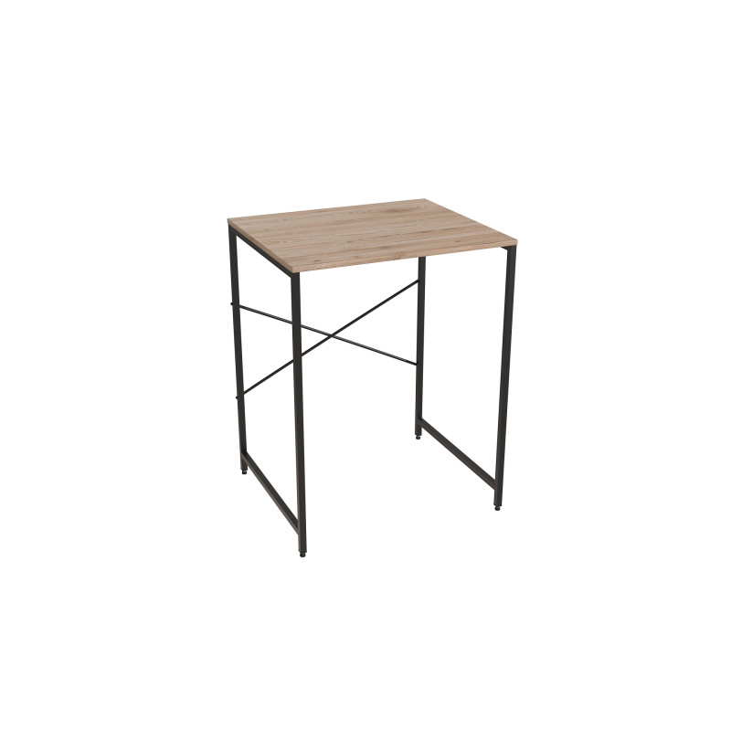 Стеллаж полка Бафрум 401 Ferrum-decor для стиральной машины 90x70,5x60,5 Черный металл ДСП Дуб Сан-Марино 16 мм (FRD-107354)