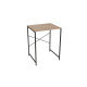 Стеллаж полка Бафрум 401 Ferrum-decor для стиральной машины 90x70,5x60,5 Черный металл ДСП Дуб Сан-Марино 16 мм (FRD-107354) - фото 4