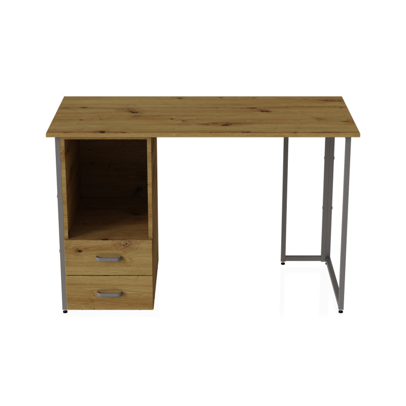 Компьютерный стол Ferrum-decor Отто 75x120x60 серый ДСП Дуб Артизан 32мм (FRD-107004)