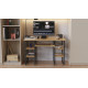 Компьютерный стол Ferrum-decor Тим 75x120x60 черный ДСП Дуб Артизан 32мм (FRD-106944) - фото 2