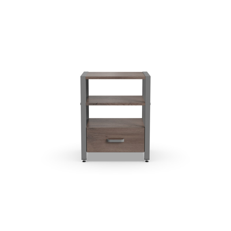 Тумба універсальна Ferrum-decor Вів'єн 1/1 50x41x40 сірий ДСП Дуб Кремона Канолло 16 мм (FRD-107814)