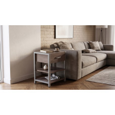Тумба універсальна Ferrum-decor Вів'єн 1/2 50x41x40 сірий ДСП Дуб Кремона Канолло 16 мм (FRD-107784)