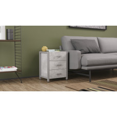 Тумба універсальна Ferrum-decor Вів'єн 3 50x41x40 сірий ДСП Бетон 16 мм (FRD-106934)