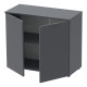 Комод в гостиную Doros Рон 3 80х38х81 см Графит (DRS-011297) - фото 5