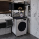 Стеллаж полка Бафрум 403 Ferrum-decor для стиральной машины 178x70,5x60,5 Черный металл ДСП Каштан Арвадонна 16 мм (FRD-107595) - фото 3