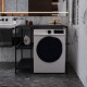 Стеллаж полка Бафрум 405 Ferrum-decor для стиральной машины 90x101x60,5 Черный металл ДСП Каштан Арвадонна 16 мм (FRD-107615) - фото 3