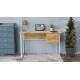 Компьютерный стол Ferrum-decor Дакота 75x120x60 белый ДСП Дуб Артизан 32мм (FRD-107265) - фото 3