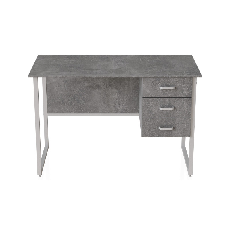Компьютерный стол Ferrum-decor Гарри 75x120x70 серый ДСП Бетон 16мм (FRD-107295)