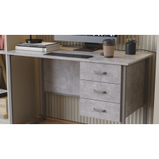 Компьютерный стол Ferrum-decor Гарри 75x140x70 серый ДСП Бетон 16мм (FRD-107305)