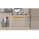Компьютерный стол Ferrum-decor Коди 75x100x70 белый ДСП Дуб Артизан 16мм (FRD-107175) - фото 6