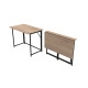 Стіл розкладний Морис 900 Ferrum-decor 750x900x500 Чорний метал ДСП Дуб Сонома 16 мм (FRD-107315) - фото 8