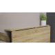 Стіл розкладний Морис 900 Ferrum-decor 750x900x500 Чорний метал ДСП Дуб Сонома 16 мм (FRD-107315) - фото 5