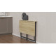 Стіл розкладний Морис 900 Ferrum-decor 750x900x500 Чорний метал ДСП Дуб Сонома 16 мм (FRD-107315) - фото 4